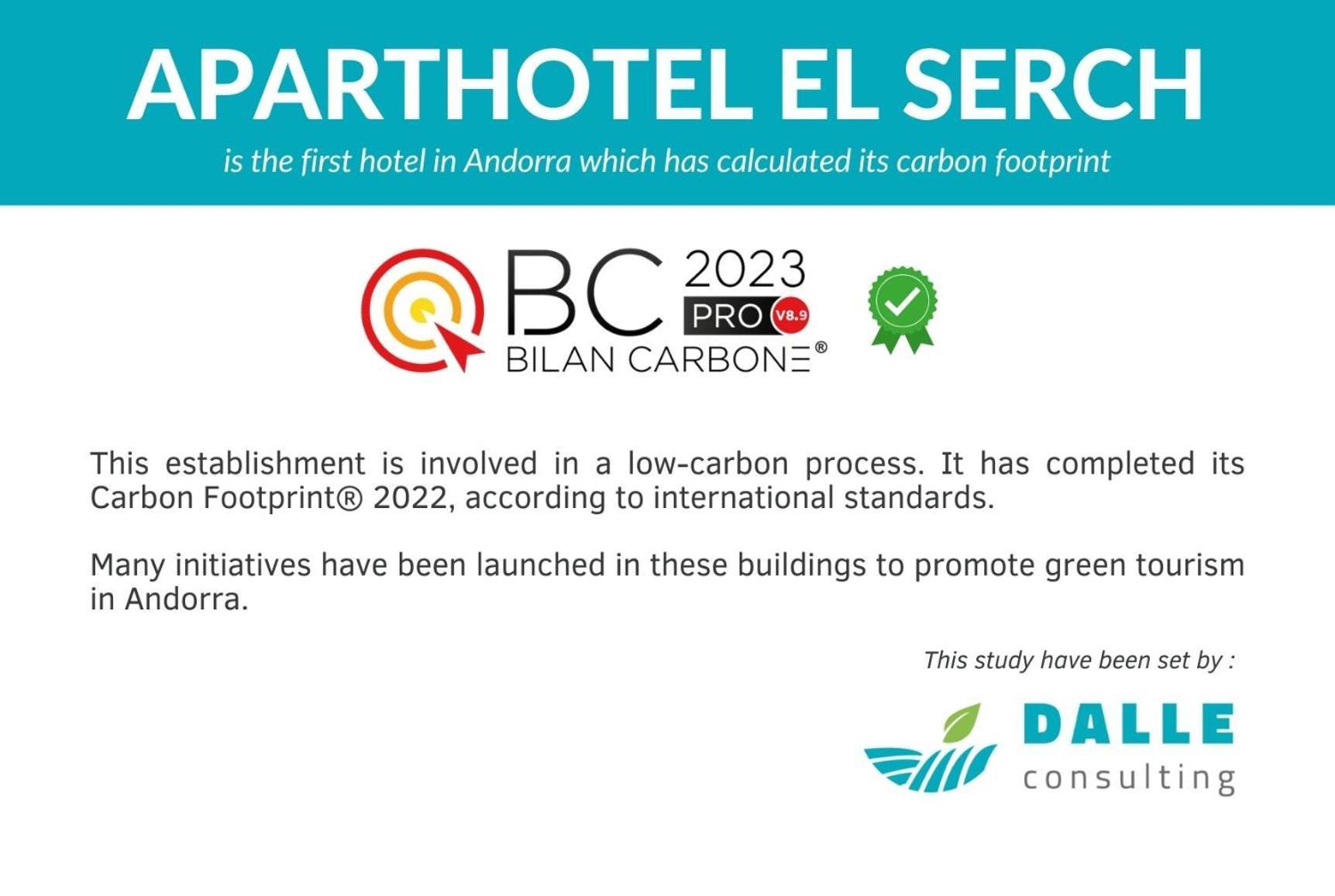 אנדורה לה ולה Aparthotel El Serch מראה חיצוני תמונה